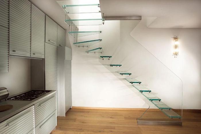 Лестницы из стекла